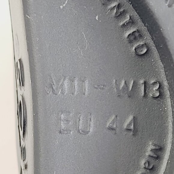 OOFOS Men's Black OOahh Dual Strap Recovery Comfort Slip-On Slide Sandal Size 11 - Picture 6 of 7